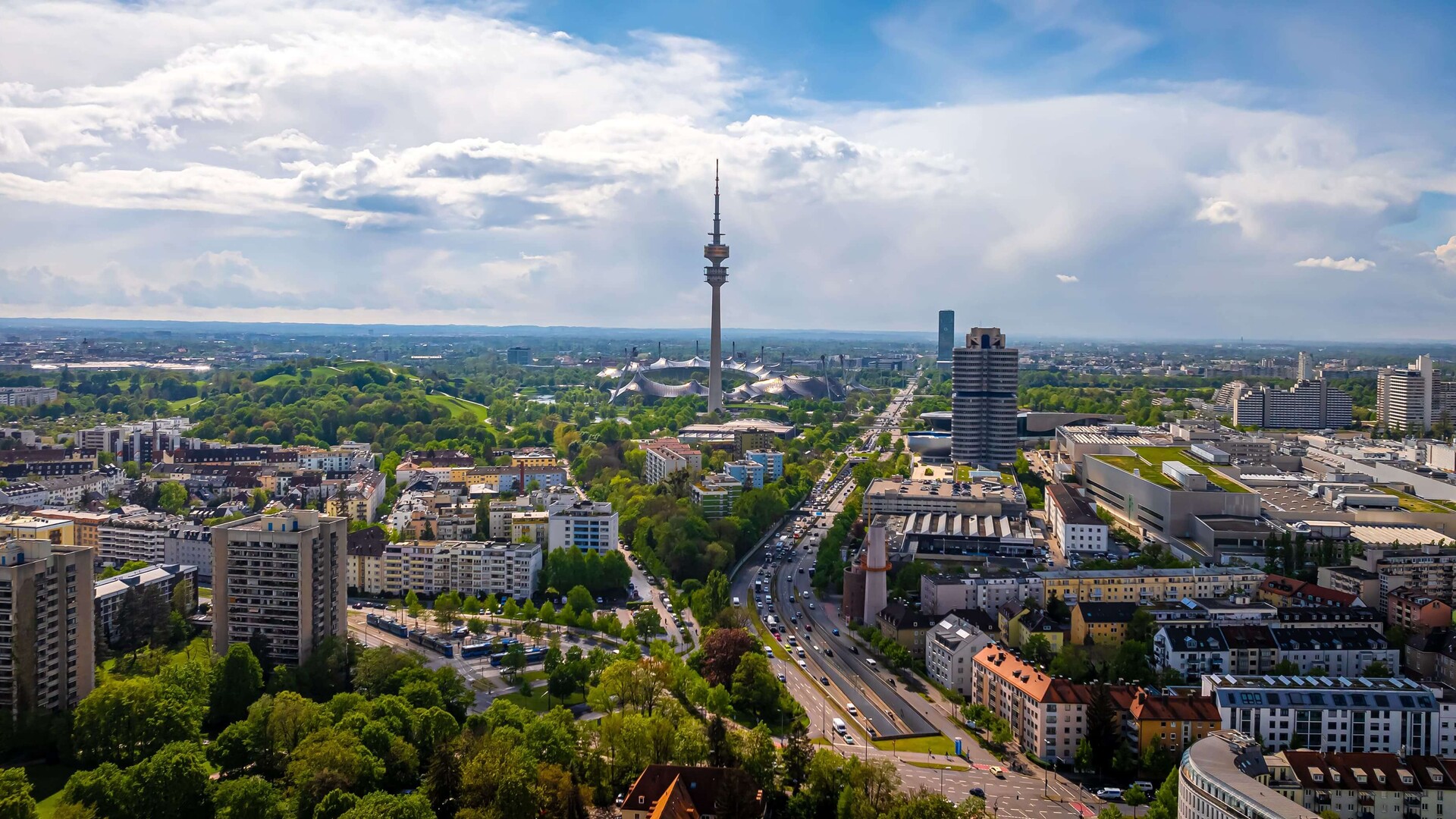 Blick auf die Stadt München