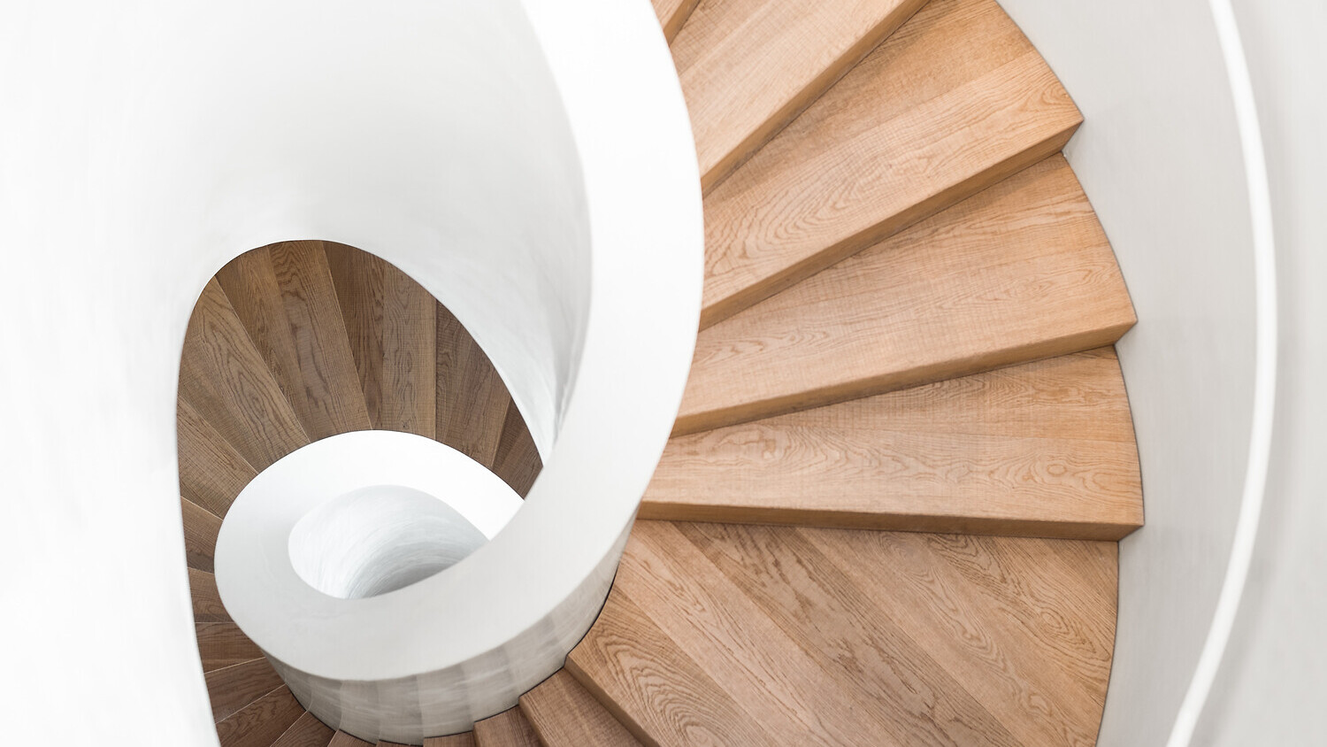 Wendeltreppe von oben