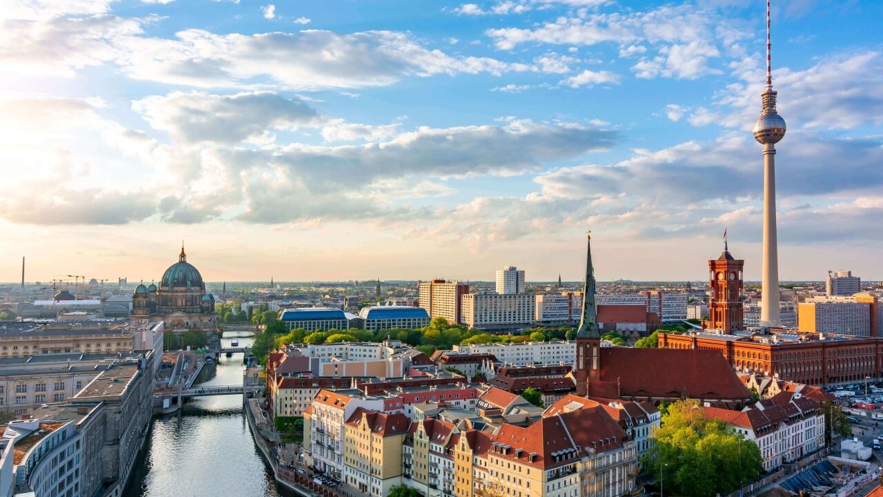 Blick auf die Skyline von Berlin